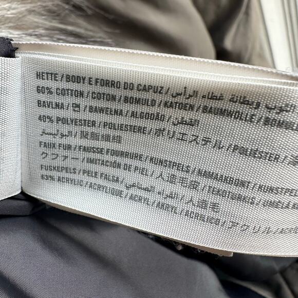 Abercrombie & Fitch Faux Fur Hooded Puffer Parka Jacket - Picture 8 of 9